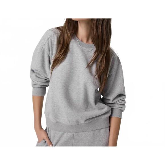 VUORI Sweaters - NEW VUORI sedona seams crew sweatshirt in light heather grey